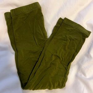 Army green kyte baby leggings size 3
